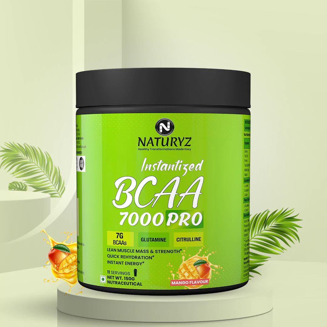 Instantized BCAA 7000 PRO With 7G BCAAs Instant Energy (Mango) - 300G