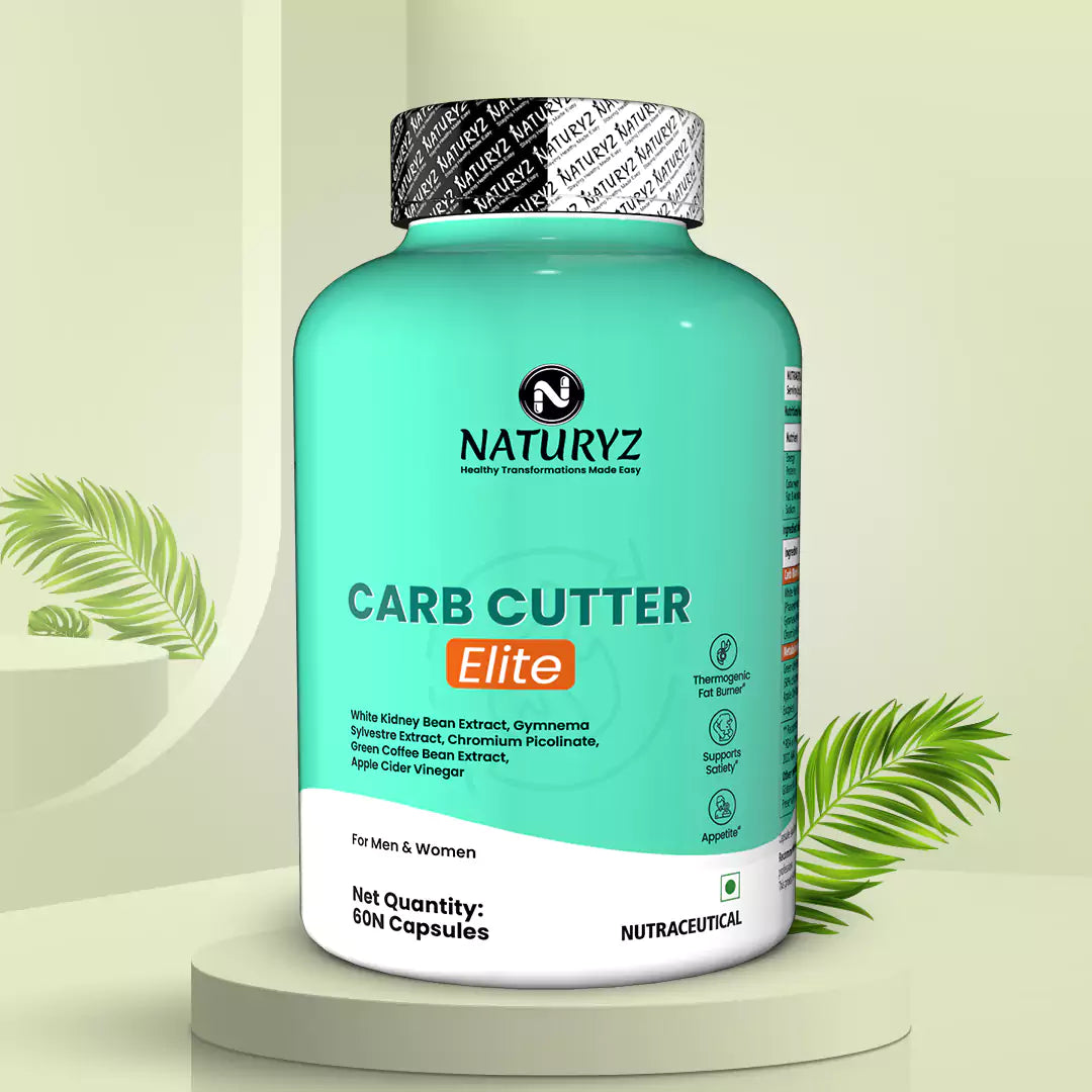 CARB CUTTER ELITE with White Kidney Bean, Gymnema, Chromium, Green Coffee & Apple Cider Vinegar
