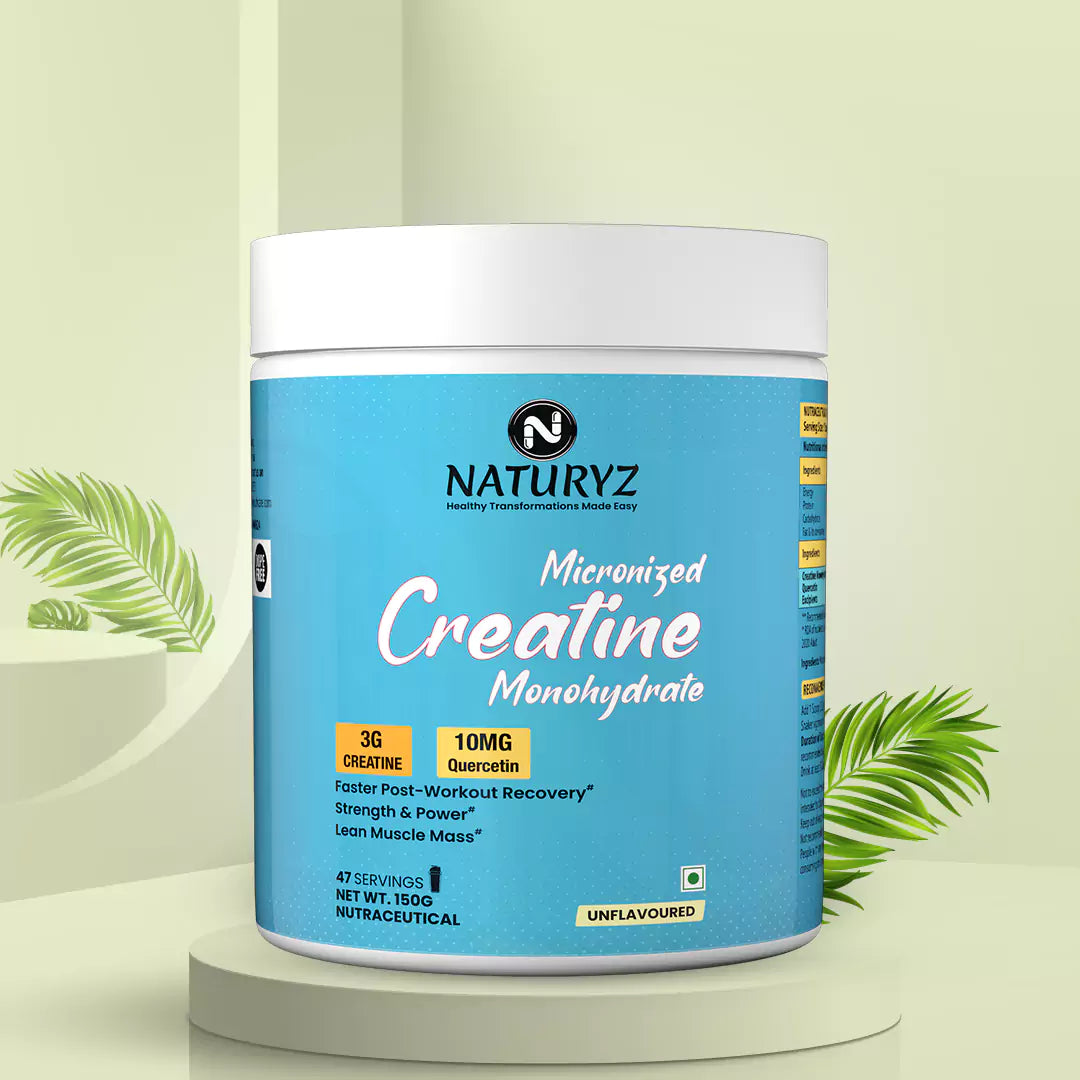 Micronized Creatine Monohydrate 3G Creatine | 10 MG Quercetin (Unflavoured)