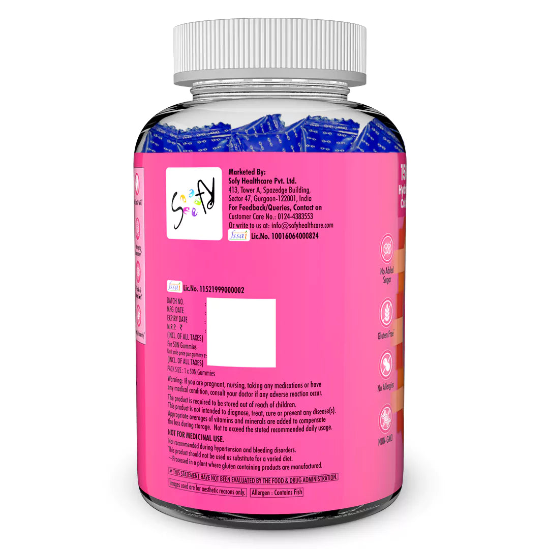 Bovine Free Multi Collagen Gummies for Skin Health