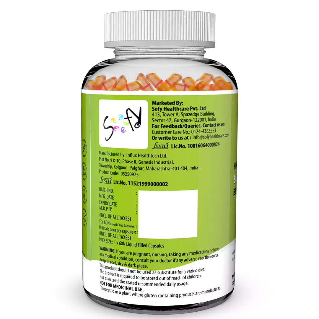 Himalayan Sea Buckthorn Berry Oil Triple Strength 1120mg 60 Liquid Fill Capsules