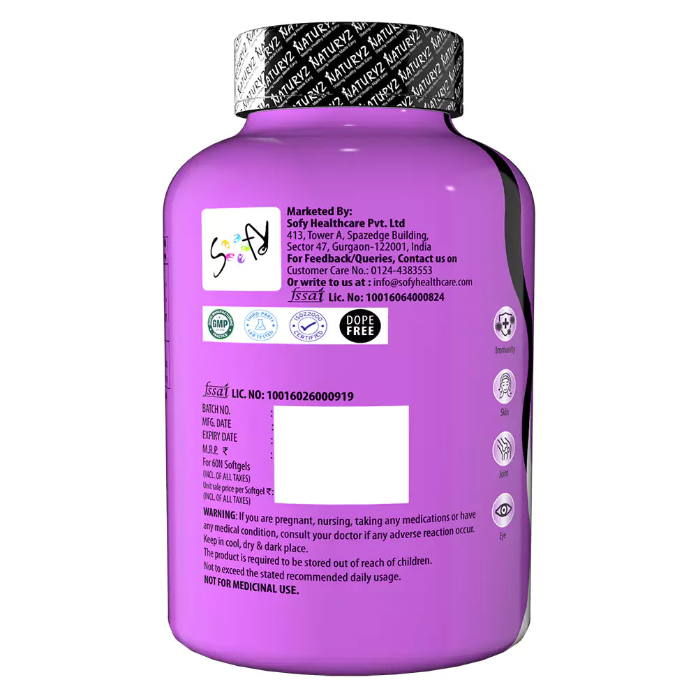 Triple Strength Fish Oil with Vitamin D3 - 60 Softgels