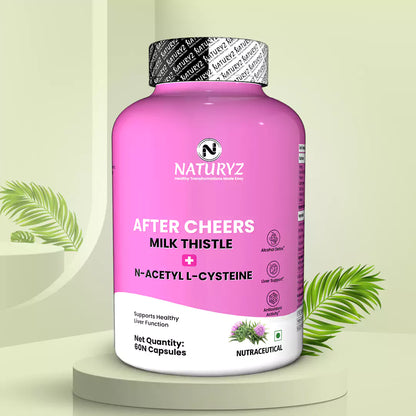 Naturyz After Cheers Milk Thistle + N Cysteine 60 Capsules