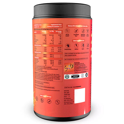 Instantized BCAA 5000 PRO With 5G Vegan BCAAs (Mango Orange Mix)