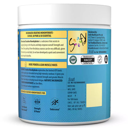 Micronized Creatine Monohydrate 3G Creatine | 10 MG Quercetin (Unflavoured)