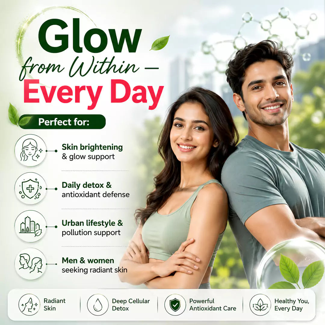 Liposomal Glutathione with Grape Seed Extract | Skin Brightening Supplement with Vitamin C - 30 Capsules