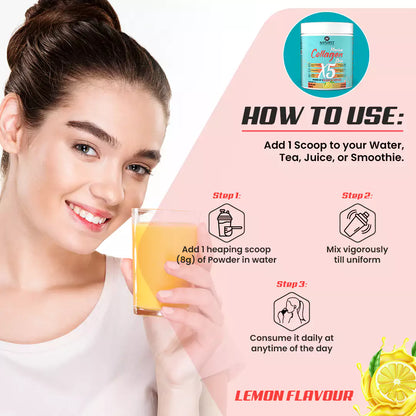 Marine Collagen Skin X5 With Power of 5 Blend & Complex (Lemon)