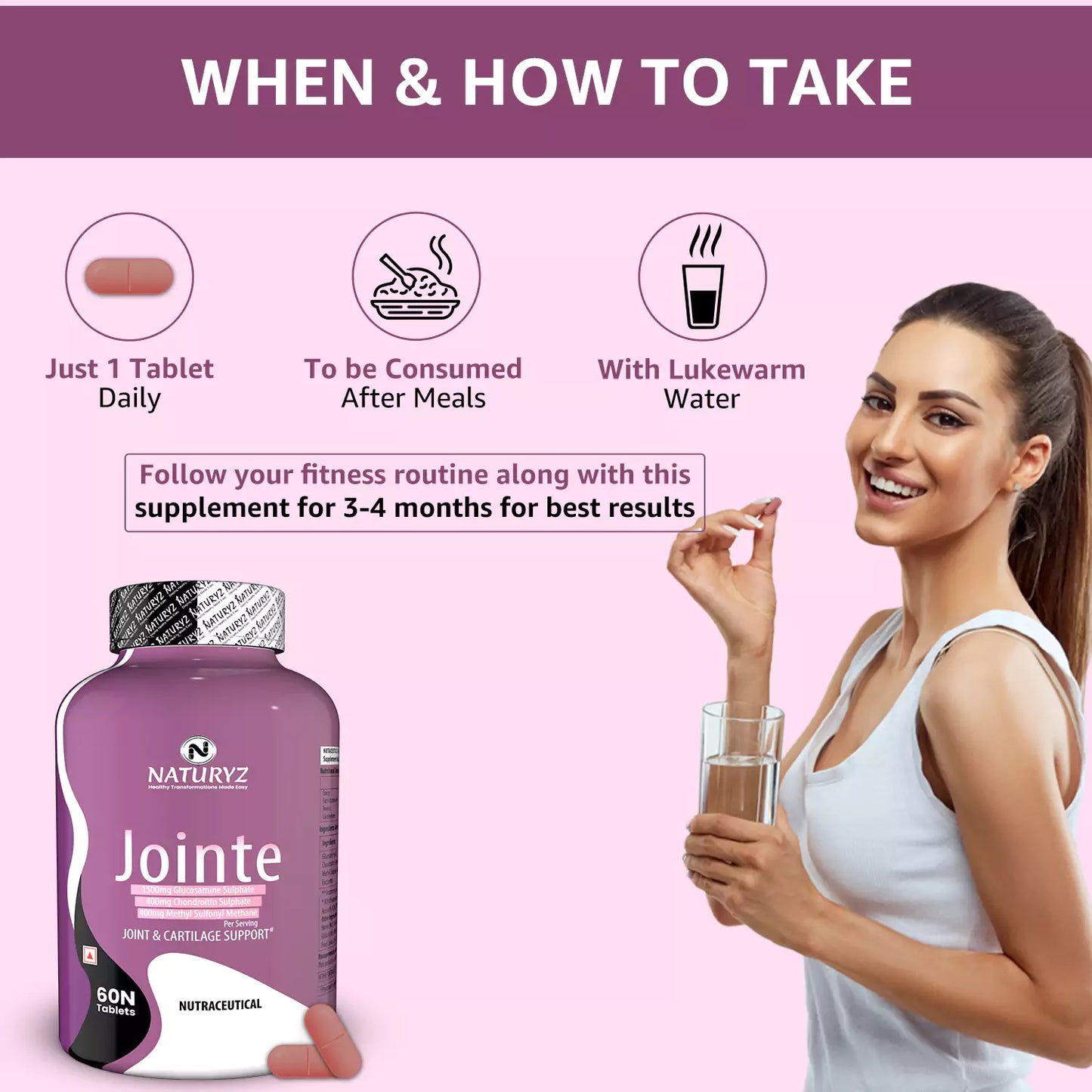 Naturyz Jointe Complete Solution For Joints - 60 Tablets