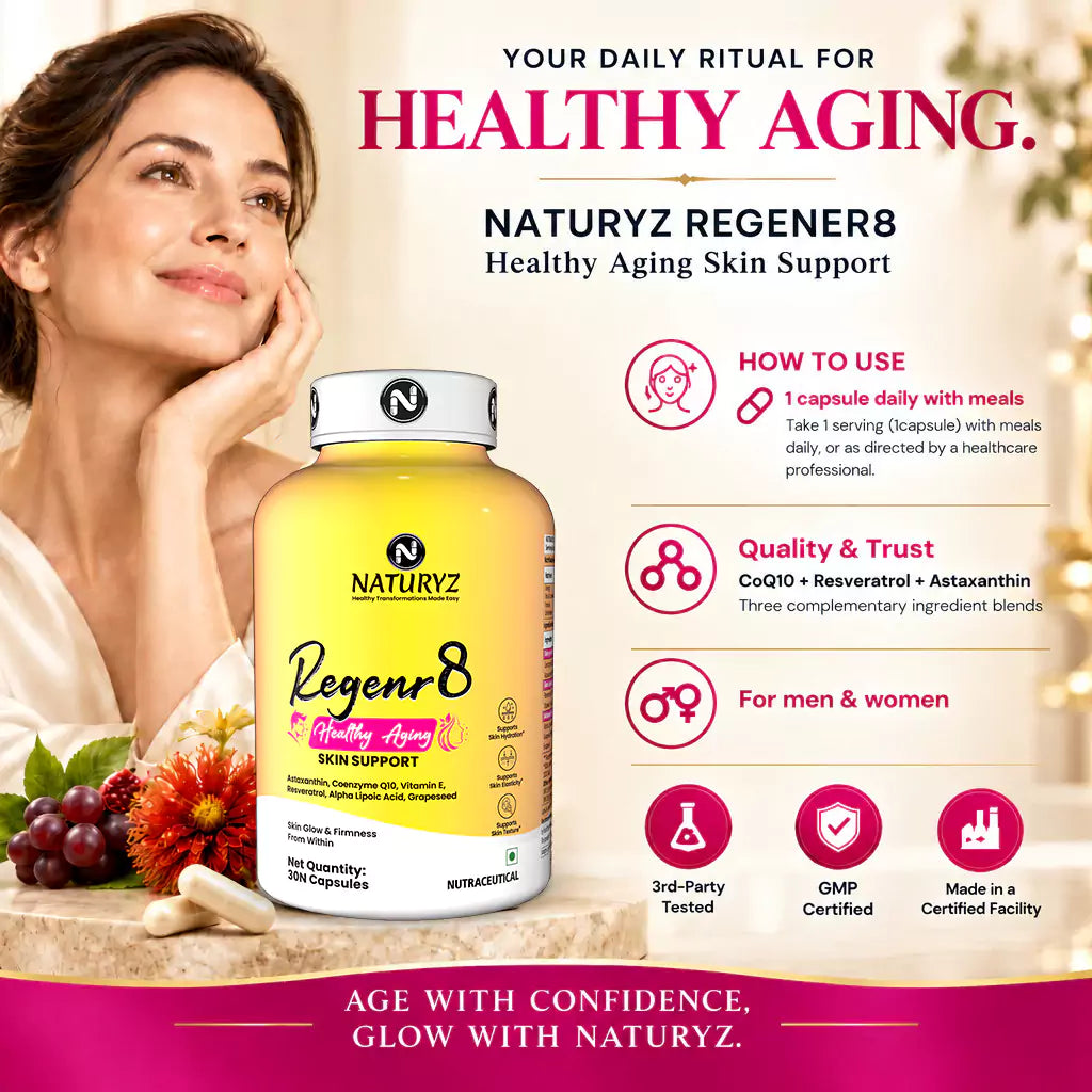 Regener8 Healthy Aging Skin Support With Resveratrol - Capsules
