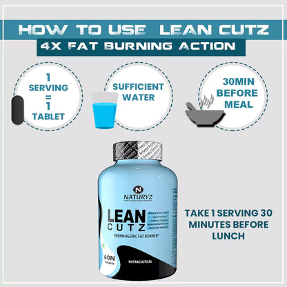 LEAN CUTZ Thermogenic Fat Burner Tablets