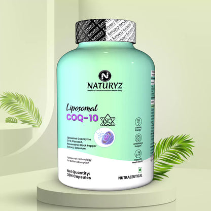 Liposomal CoQ10 with Flaxseed, Resveratrol & Selenium 30 Veg Capsules