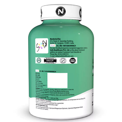 Liposomal Triple Magnesium supplement with Zinc & Vitamin D3 - Tablets