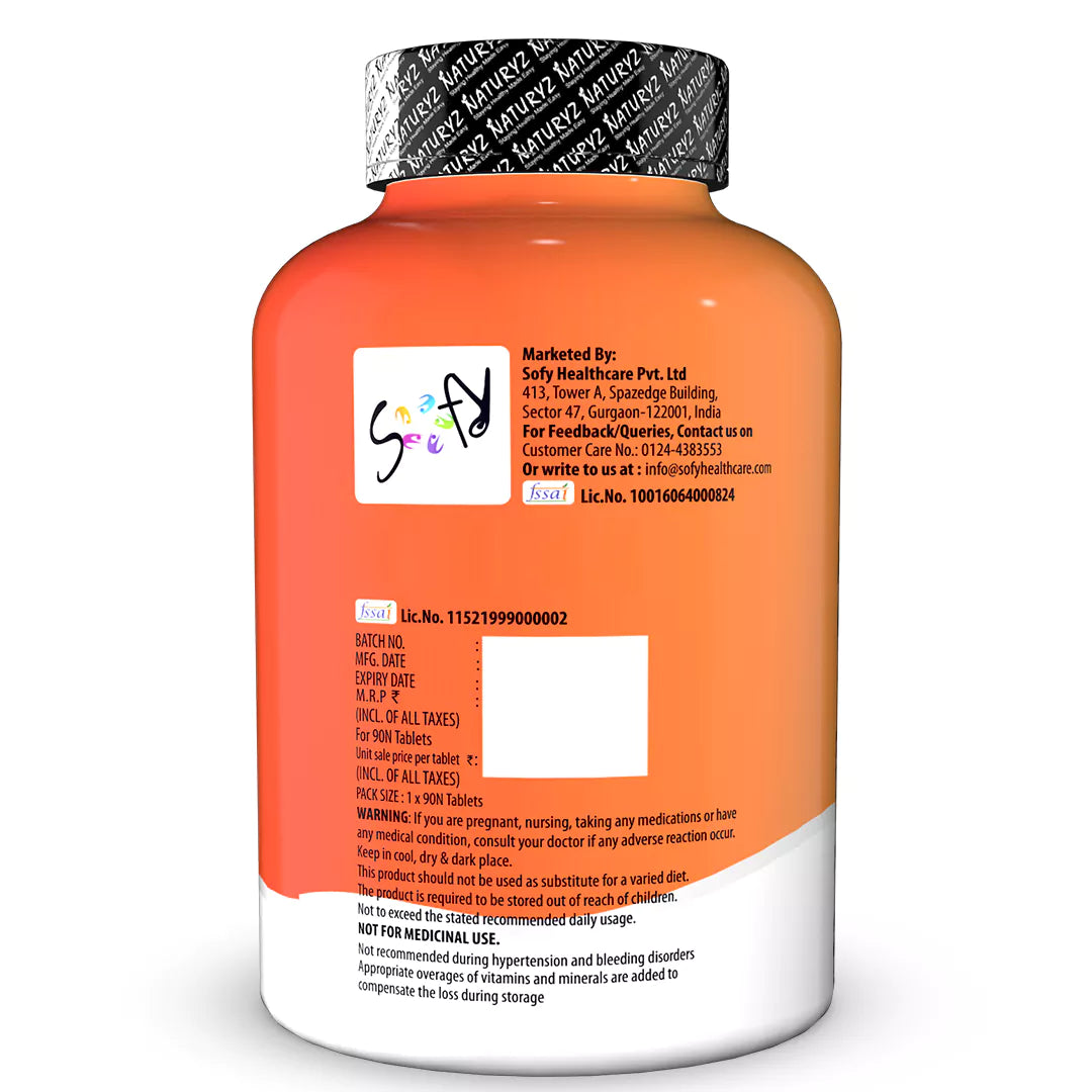 Liposomal Vitamin C Tablets with Amla, Zinc & Ginger - 90 Tablets