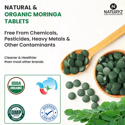 Organic Moringa Highest Strength 1200mg tablets