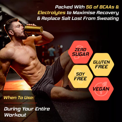 Instantized BCAA 5000 PRO With 5G Vegan BCAAs (Mango Orange Mix)