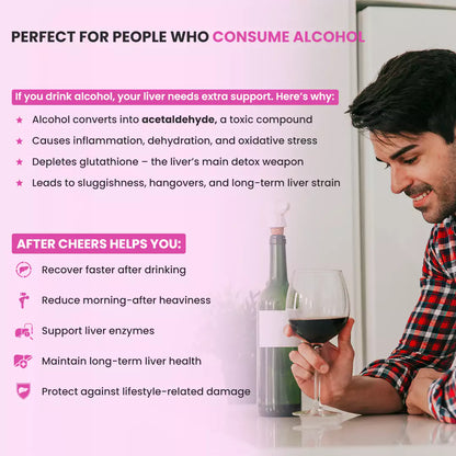 Naturyz After Cheers Milk Thistle + N Cysteine 60 Capsules