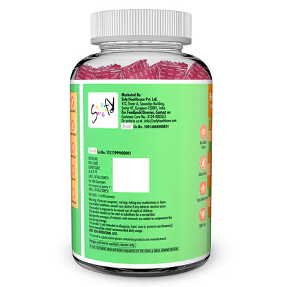Plant-Based Vitamin B12 + B Complex Multivitamin Gummies (Orange Flavour)