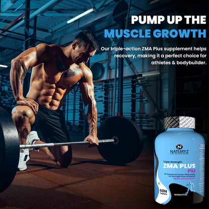 Naturyz Triple Strength ZMA Plus PM with Melatonin