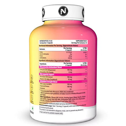 Regener8 Healthy Aging Skin Support With Resveratrol - Capsules