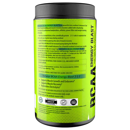 Naturyz BCAA Energy Blast 450g (Guava)-with shaker