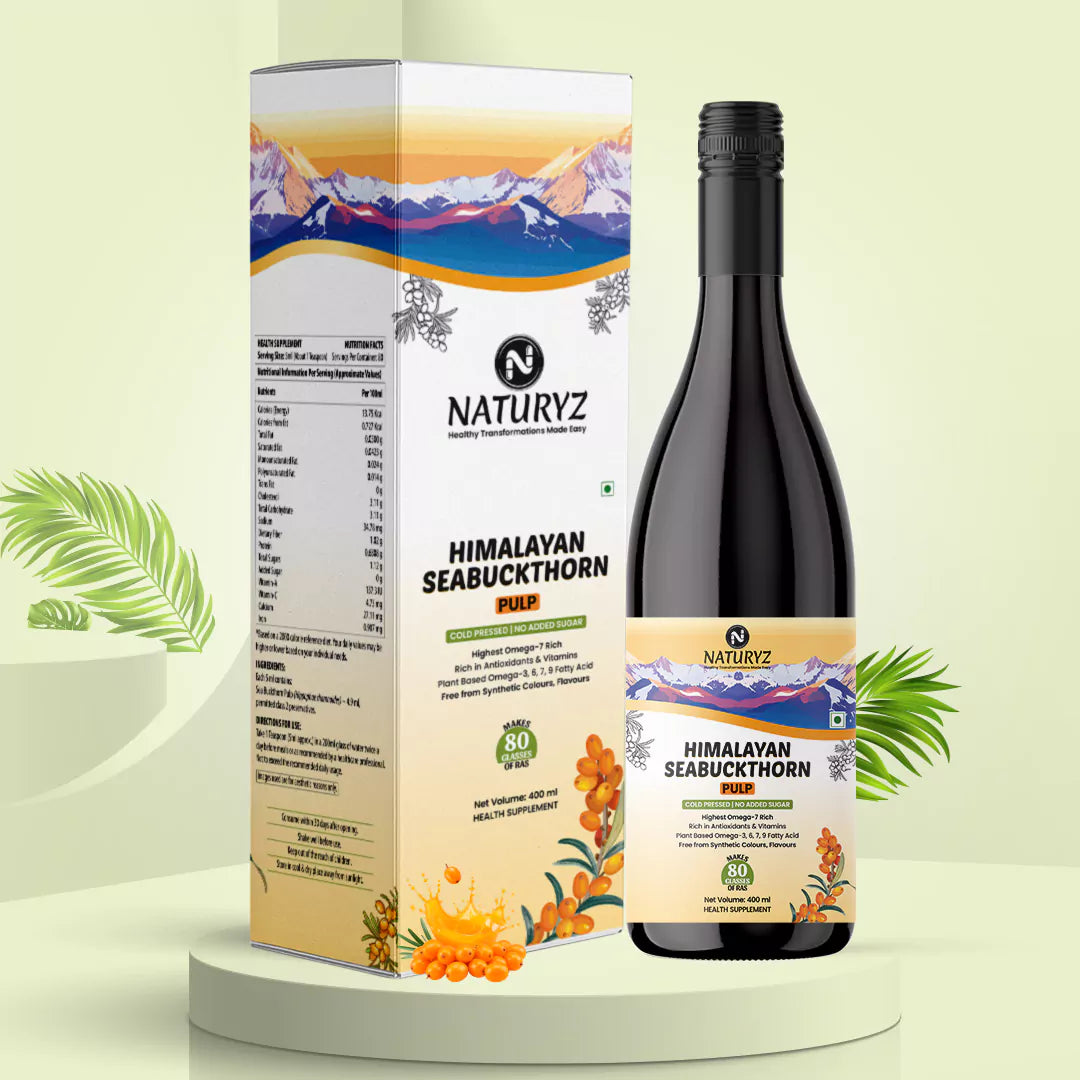 Himalayan Sea Buckthorn Pulp 400ml  | Makes 80 Glasses