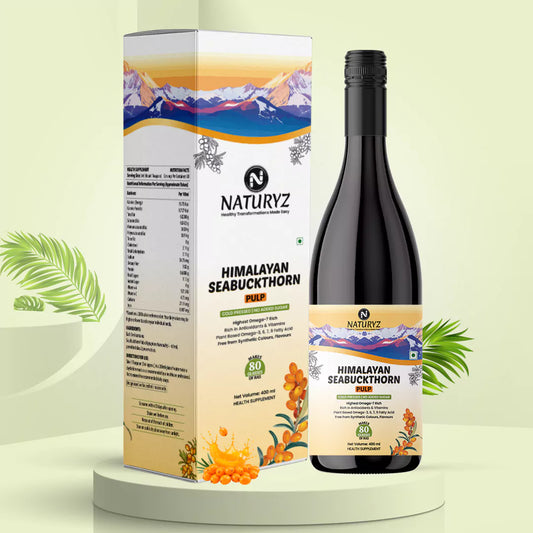 Himalayan Sea Buckthorn Pulp 400ml  | Makes 80 Glasses
