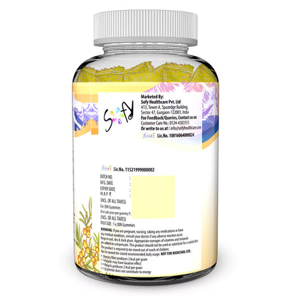 Sea Buckthorn Gummies with Vitamin C, Glutathione, Hyaluronic Acid, Vitamin E & Biotin