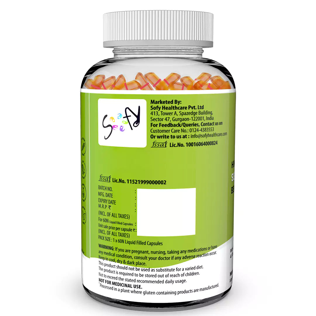 Himalayan Sea Buckthorn Berry Oil Triple Strength 1120mg 60 Liquid Fill Capsules