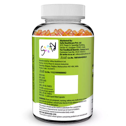 Himalayan Sea Buckthorn Berry Oil Triple Strength 1120mg 60 Liquid Fill Capsules
