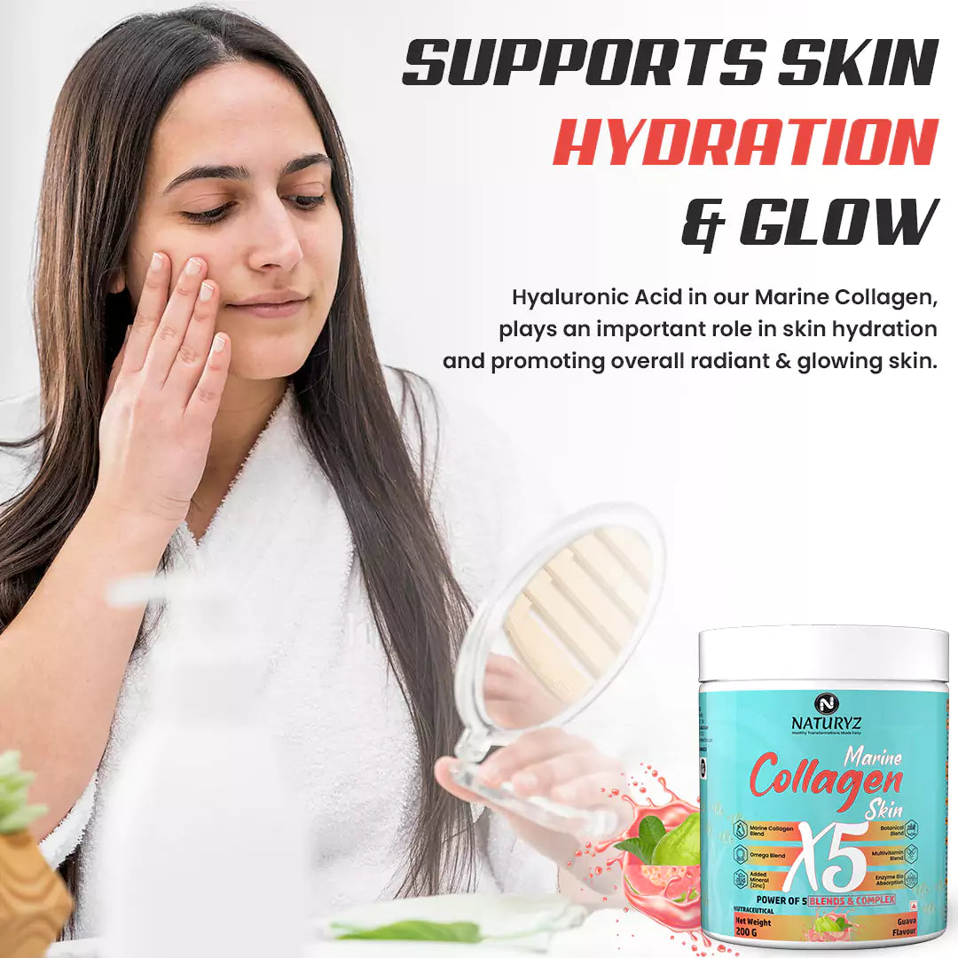 Marine Collagen Skin X5 With Power of 5 Blend & Complex (Guava)