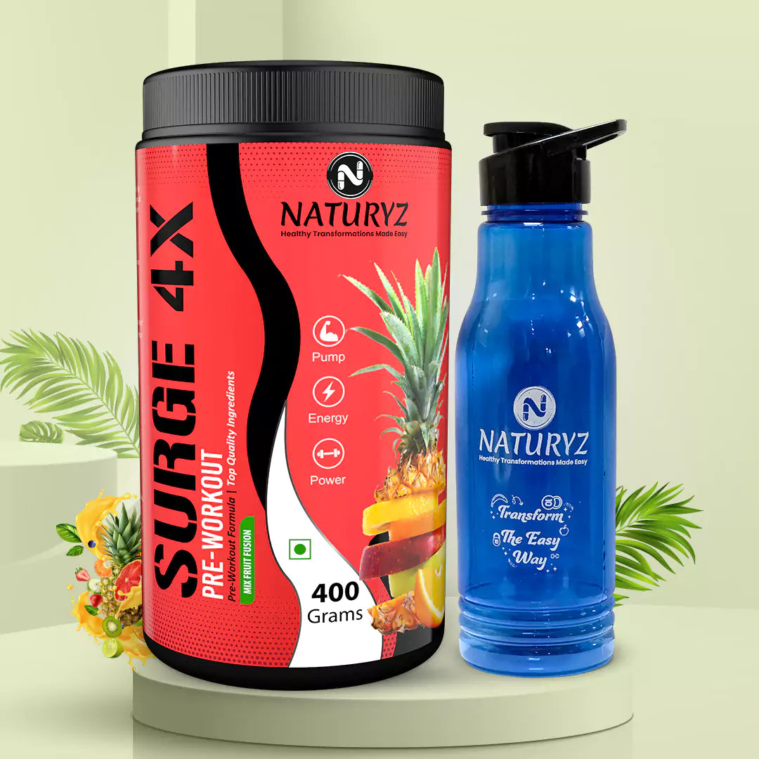 Surge 4X (Mix fruit Fusion Flavour) - 400g With Shaker