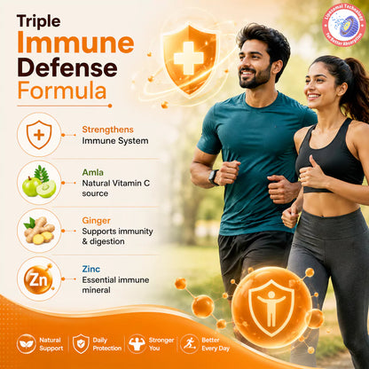 Liposomal Vitamin C Tablets with Amla, Zinc & Ginger - 90 Tablets