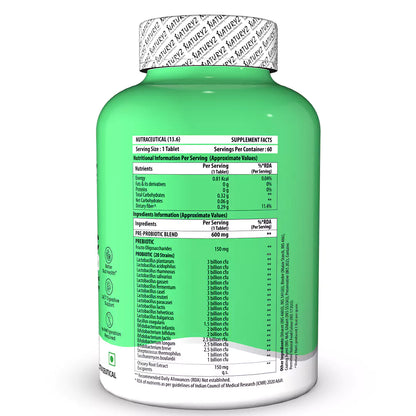 Triple Strength Probiotic 50 Billion CFU with Pre-Probiotic 600Mg