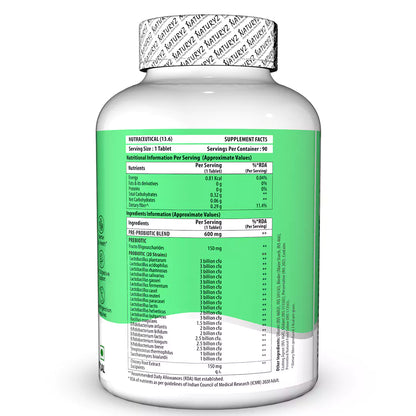 Triple Strength Probiotic 50 Billion CFU with Pre-Probiotic 600Mg