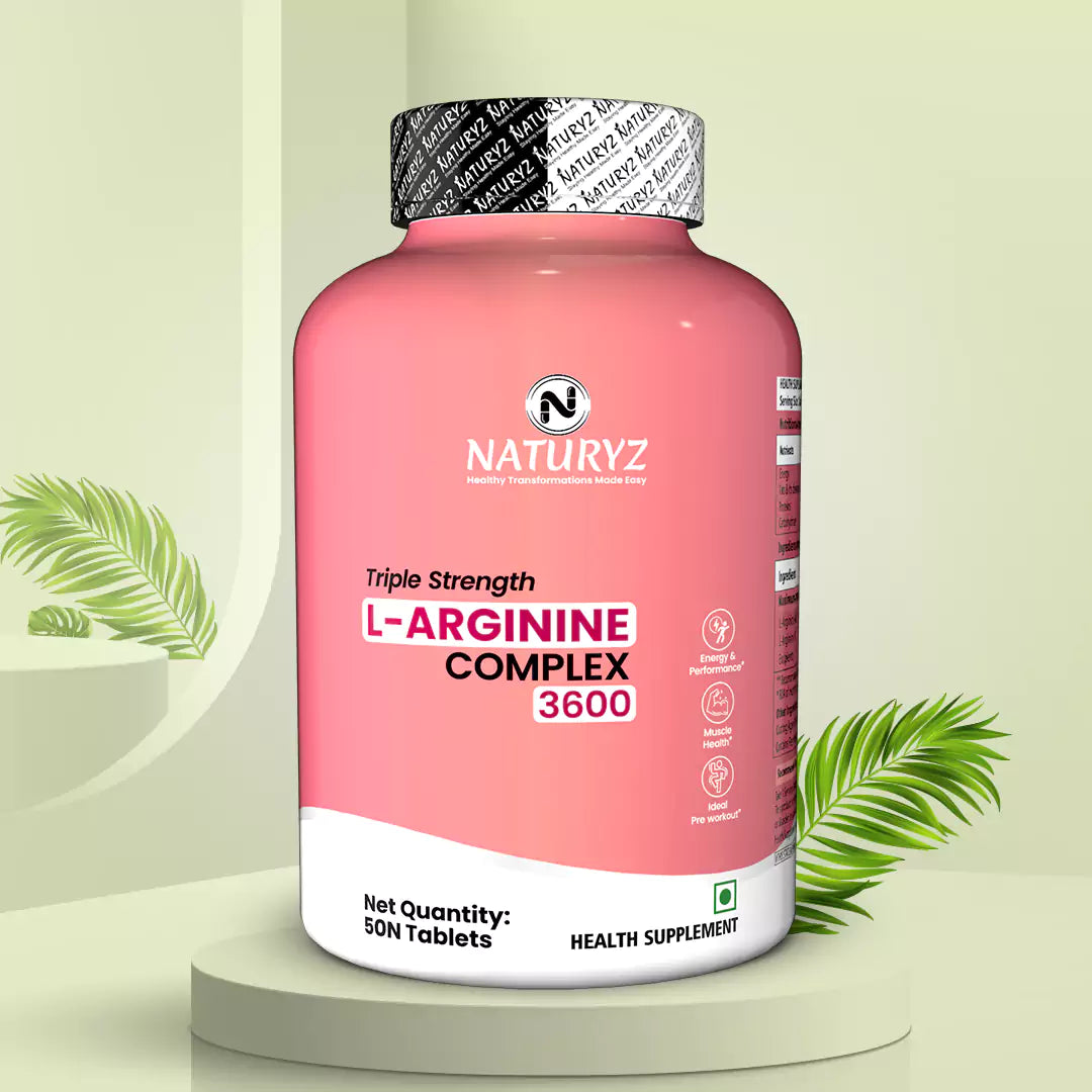 Triple Strength 3600mg L-Arginine Complex | Bioactive form Arginine AKG
