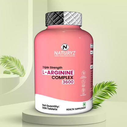 Triple Strength 3600mg L-Arginine Complex | Bioactive form Arginine AKG