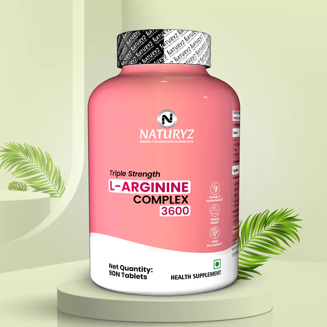 Triple Strength 3600mg L-Arginine Complex | Bioactive form Arginine AKG