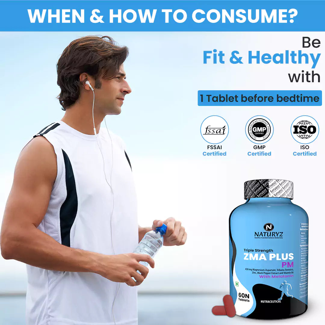 ナルミン Buy Triple Strength ZMA Plus PM with Melatonin | Naturyz