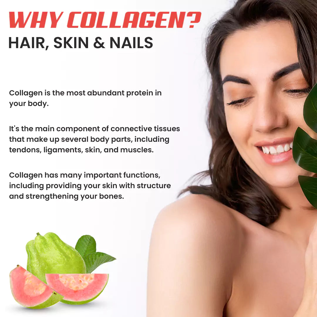 Marine Collagen Skin X5 With Power of 5 Blend & Complex (Guava)