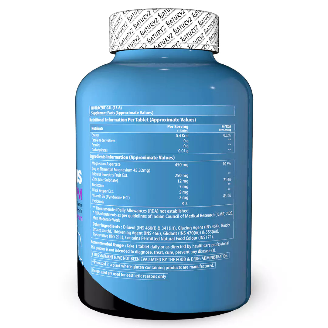 Naturyz Triple Strength ZMA Plus PM with Melatonin