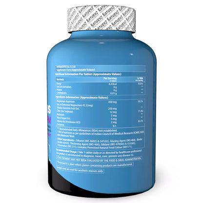 Naturyz Triple Strength ZMA Plus PM with Melatonin