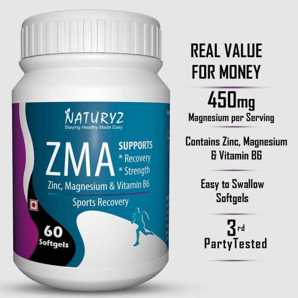 naturyz ZMA sports recovery 60 softgels